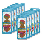 Silicone Zen Dots, Multicolor, 3/Pack, 24 Packs/Carton