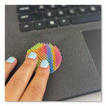 Silicone Zen Dots, Multicolor, 3/Pack, 24 Packs/Carton