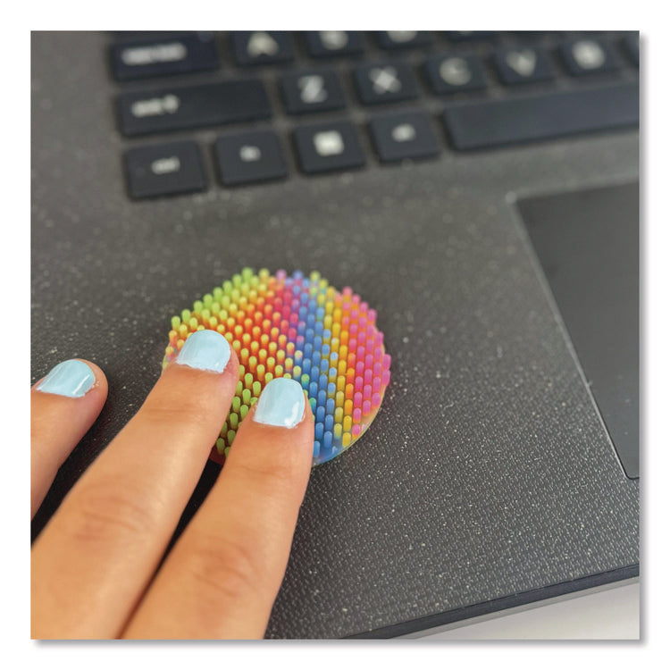 Silicone Zen Dots, Multicolor, 3/Pack, 24 Packs/Carton