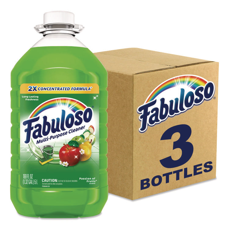 Multi-Use Cleaner, Passion of Fruits Scent, 169 oz Bottle, 3/Carton