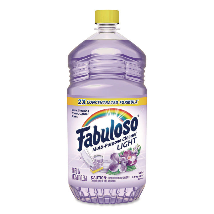 Multi-Use Cleaner, Light Lavender Scent, 56 oz Bottle, 6/Carton