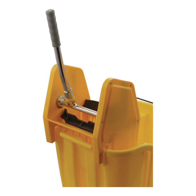 OmniFit Mop Bucket with Down Press Wringer, 35 qt, Yellow