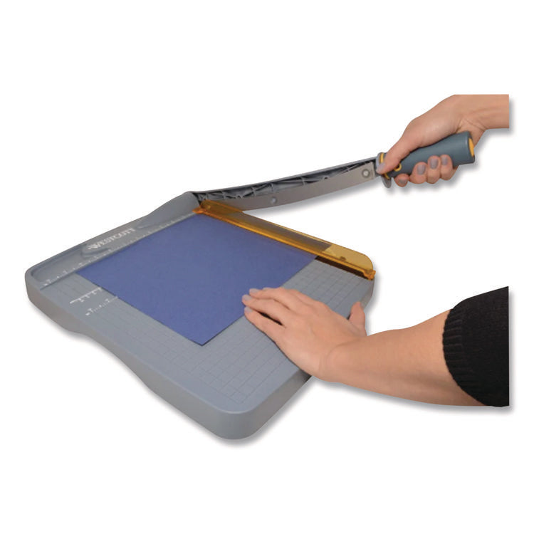 Titanium Bonded Guillotine Trimmer, 10 Sheets, 12" Cut Length, Plastic Base
