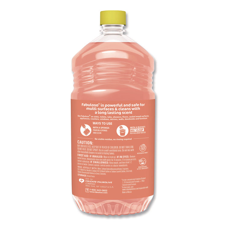Multi-Use Cleaner, Peach Scent, 56 oz Bottle, 6/Carton