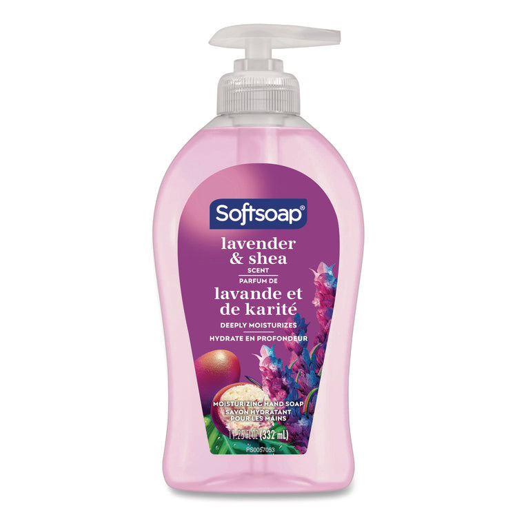 Liquid Hand Soap Pumps, Lavender Shea Scent, 6/Carton