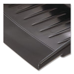 Flo-Pac Flexible Plastic Dustpan, 8 x 12, Plastic, Black