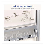 MARKS A LOT Desk-Style Dry Erase Markers, Broad Chisel Tip, Black