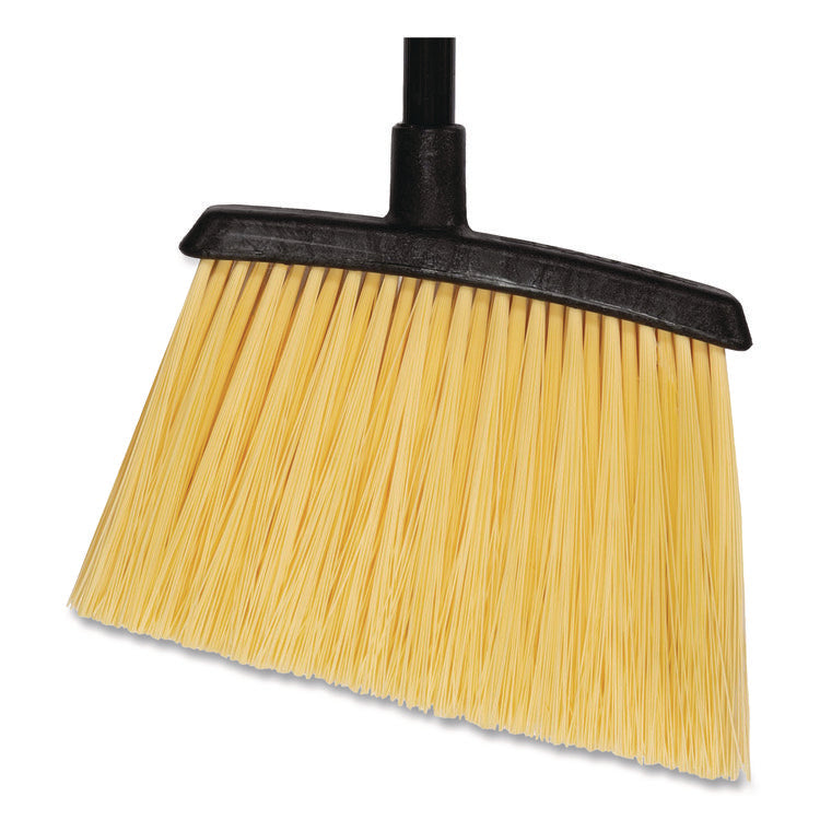 Duo-Sweep Unflagged Heavy Duty Angle Broom, 55", Black/Yellow