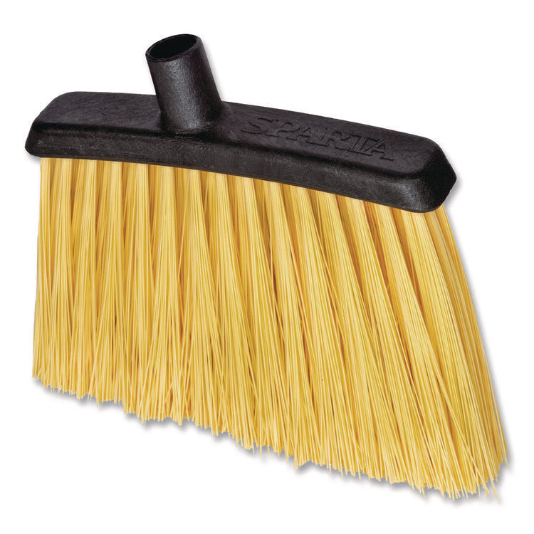 Duo-Sweep Unflagged Heavy Duty Angle Broom, 55", Black/Yellow