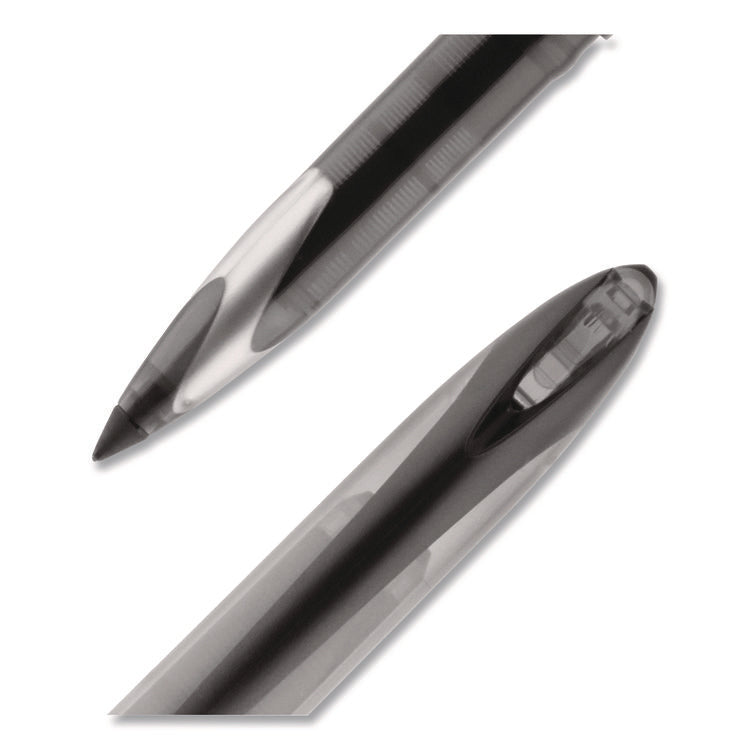 Air Porous Gel Pen, Stick, Medium 0.7 Mm, Black Ink, Black Barrel, 3/pack