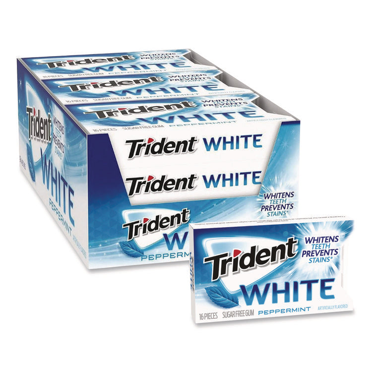 Sugar-Free Gum, Peppermint, 12 Sticks/pack, 9 Packs/box