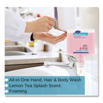 Soft Care All Purpose Hand, Hair and Body, Lemon Tea Splash Scent, 1.3 L, 6/Carton