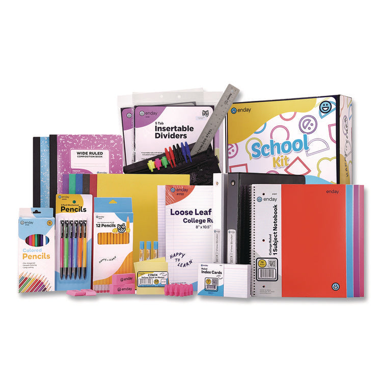 Back to School Supplies Kit for High School/College