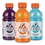 Zero Variety Pack, Assorted Flavors, 12 oz Bottle, 28/Carton