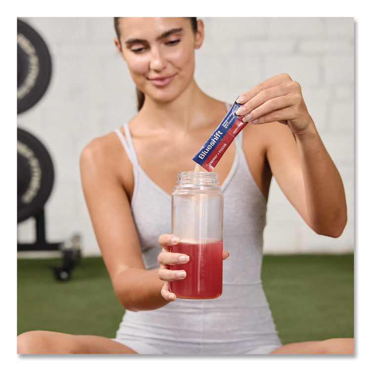 Energy and Focus Forest Berry Drink Mix, 0.24 oz Packets, 10/Pack, 2 Packs/Carton