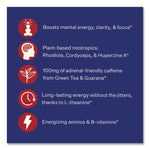 Energy and Focus Forest Berry Drink Mix, 0.24 oz Packets, 10/Pack, 2 Packs/Carton