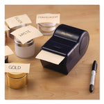 Administrator Dispenser, For 3 x 3 Pads, Black, Includes 150 ft Roll of Sticky Paper and 2 AA Batteries