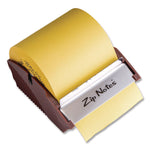 Manual Sticky Notes Dispenser, For 3 x 3 Pads, Burgundy, Includes 150 ft Roll of Sticky Notes