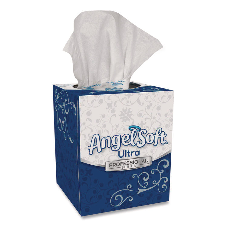 Ps Ultra Facial Tissue, 2-Ply, White, 96 Sheets/box, 10 Boxes/carton