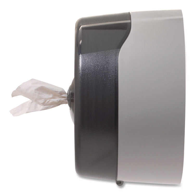 Sofpull Twin High-Capacity Center-Pull Dispenser, 20.13 X 7 X 10.75, Smoke