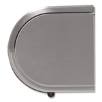 Compact Coreless Side-by-Side 2-Roll Dispenser, 10.13 x 6.75 x 7.13, Stainless Steel