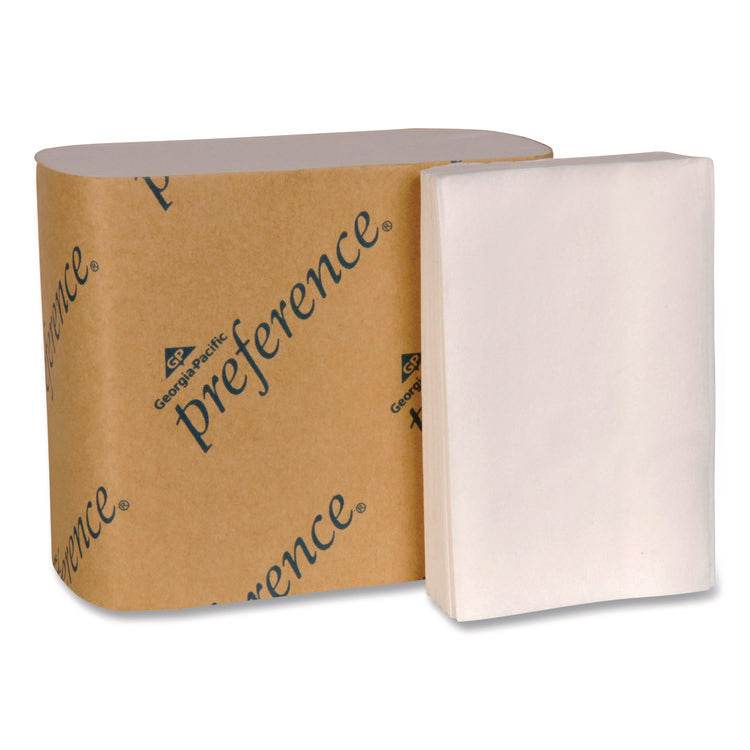 Singlefold Interfolded Bathroom Tissue, Septic Safe, 1-Ply, White, 400 Sheets/pack, 60 Packs/carton
