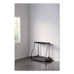 FastTrack Garage Tool Tower Rack, Plastic, Holds Up to 40 Tools, 38" x 20.5" x 34.4", Black
