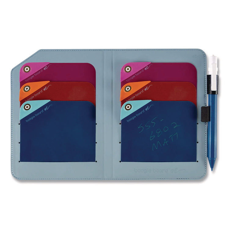 VersaNotes Portfolio, 6.9" x 5", Magnetic Closure, Black