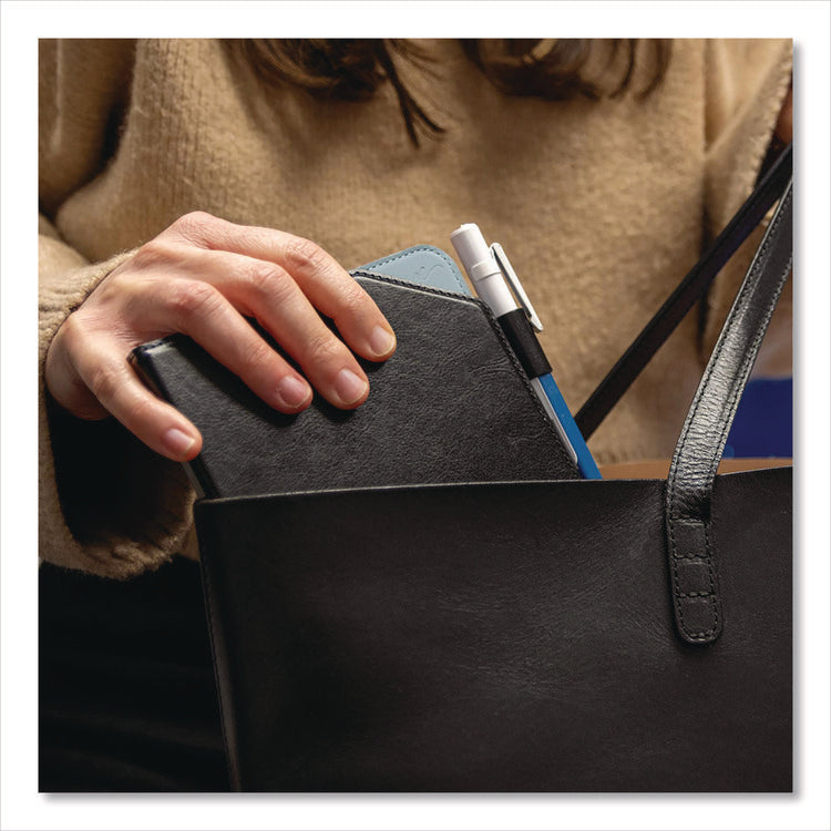 VersaNotes Portfolio, 6.9" x 5", Magnetic Closure, Black