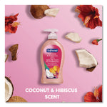 Liquid Hand Soap Pumps, Coconut and Hibiscus Scent, 11.25 oz, 6/Carton