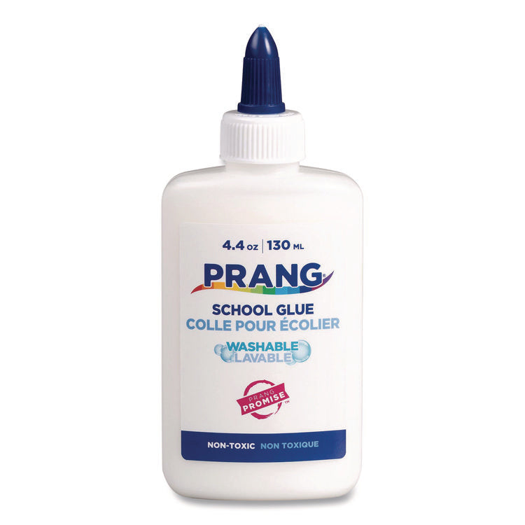 Washable Liquid White School Glue, 4.4 oz, Dries Clear