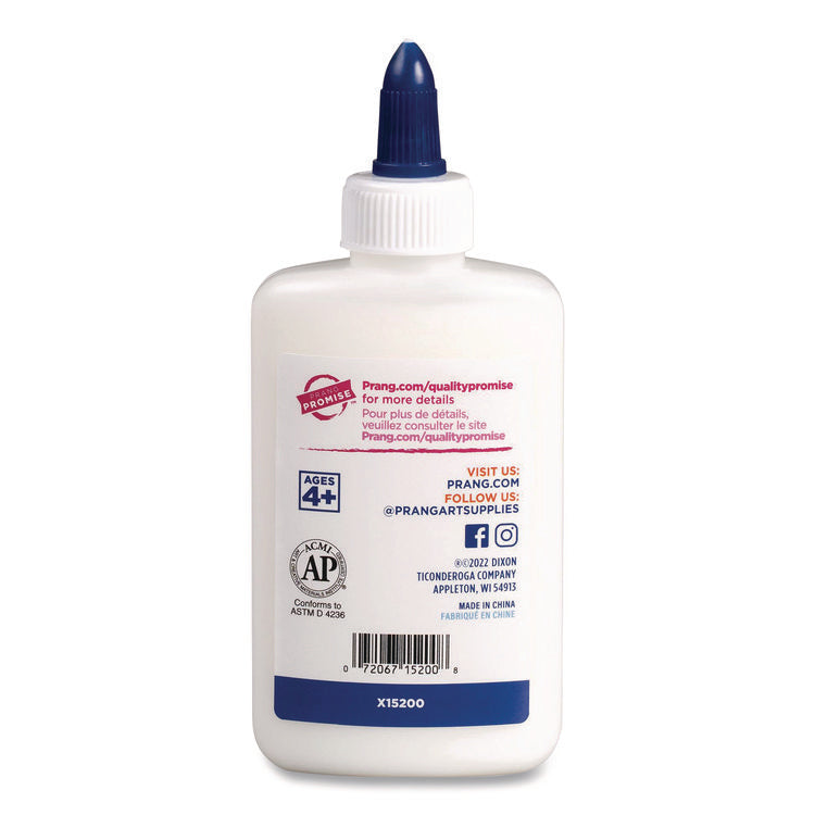 Washable Liquid White School Glue, 4.4 oz, Dries Clear
