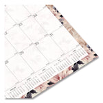 12-Month Colorful Wall Calendar, Floral Artwork, 12 x 17, White Sheets, 12-Month (Jan to Dec): 2025