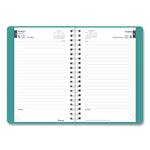 Academic Daily/Monthly Planner, 8 x 5, Blue Cover, 12-Month (Aug to July): 2025 to 2026
