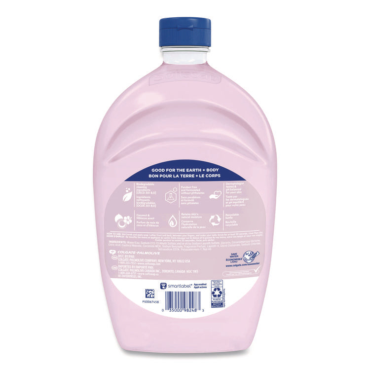 Liquid Hand Soap Refills, Coconut and Hibiscus, 6/Carton