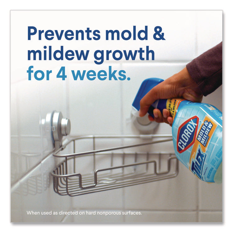 Mold and Mildew Remover with Bleach, Unscented, 32 oz Spray Bottle, 9/Carton