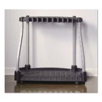 FastTrack Garage Tool Tower Rack, Plastic, Holds Up to 40 Tools, 38" x 20.5" x 34.4", Black