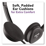 HP100 Headphone with Mic, Black