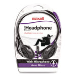 HP100 Headphone with Mic, Black