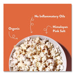 Snack Organic No Cheese Cheesiness Popcorn, Cheese, 0.88 oz Bag, 18/Carton