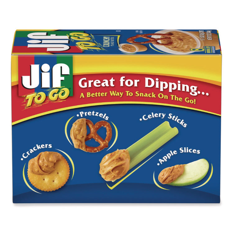 Spreads, Crunchy Peanut Butter, 1.5 oz Cup, 8/Box