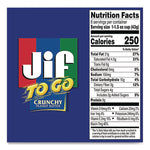 Spreads, Crunchy Peanut Butter, 1.5 oz Cup, 8/Box