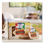 Spreads, Natural Creamy Peanut Butter, 1.5 oz Cup, 8/Box