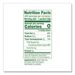 Natural Sugar Substitute, 0.12 oz Packet, 140/Box