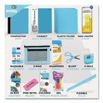 Back to School Supplies Kit for Grades K-5, Blue