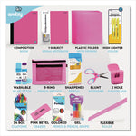 Back to School Supplies Kit for Grades K-5, Pink