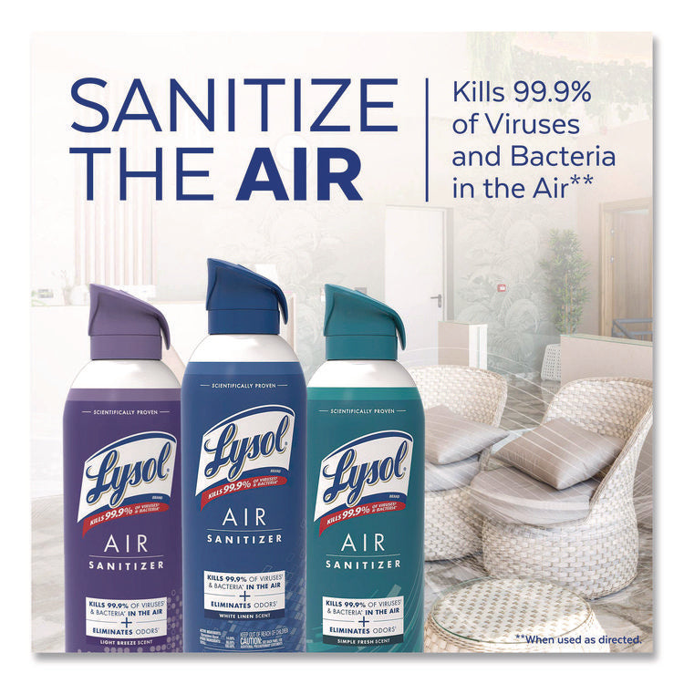 Air Sanitizer Spray, Simple Fresh, 10oz Aerosol Spray