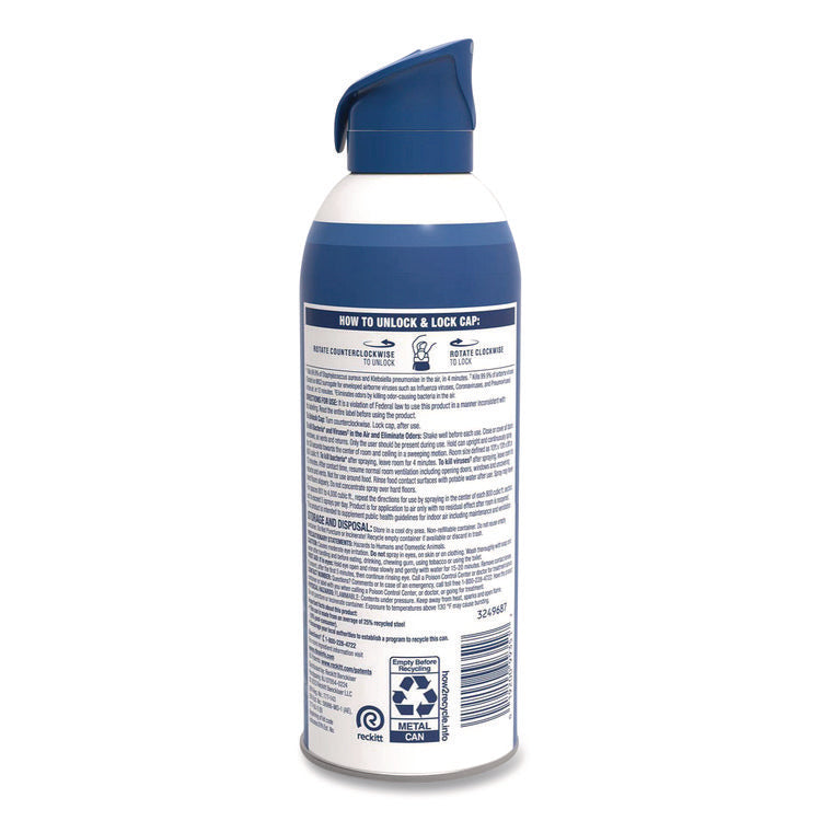 Air Sanitizer Spray, White Linen Scent, 10 oz Aerosol Spray