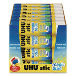 Glue Stick, 8.2 g, Applies Blue, Dries Clear, 24/Pack