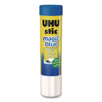 Glue Stick, 21 g, Applies Blue, Dries Clear, 12/Pack